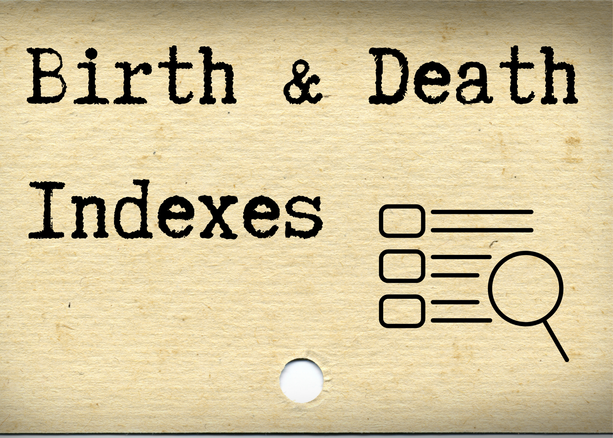 Birth & Death Indexes