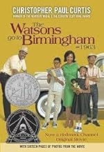 cover of the book the watsons of birmingham with the family in front of the car